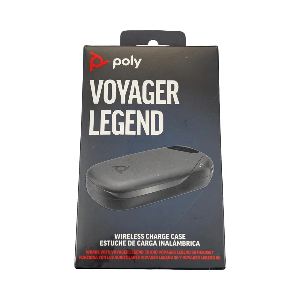 Qq6N Poly Voyager Works With Legend 50 / 30 Wireless Charge Case Black New